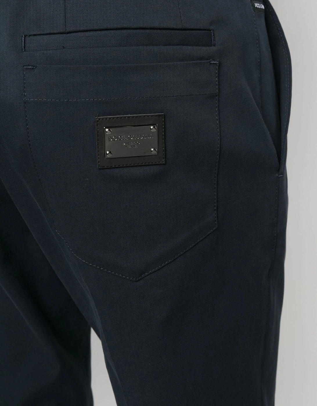 Branded Cotton Chinos Navy