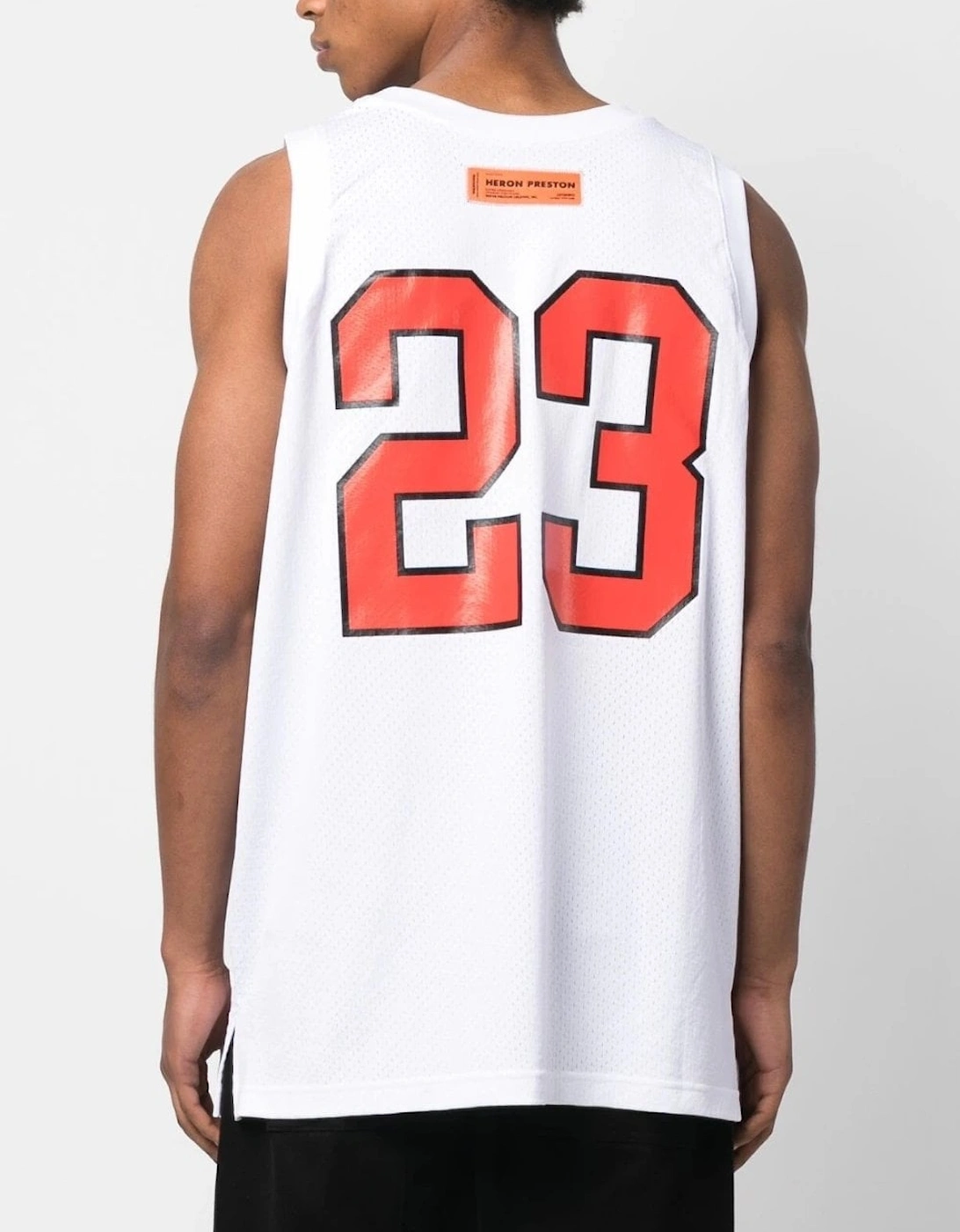 23 Basketball Tank Top White