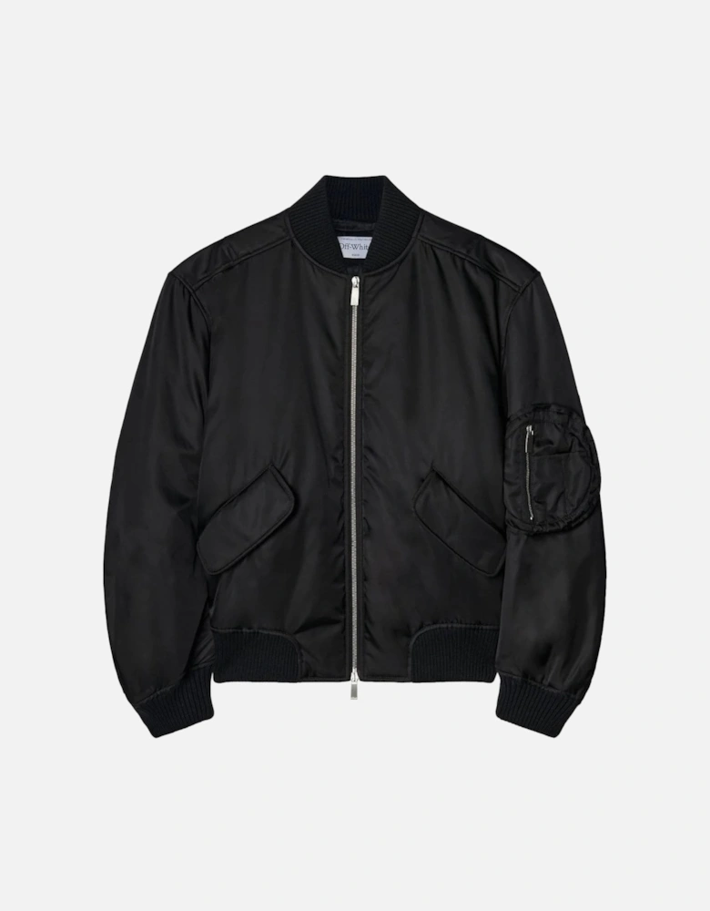 Womens NY Gab Bomber Black