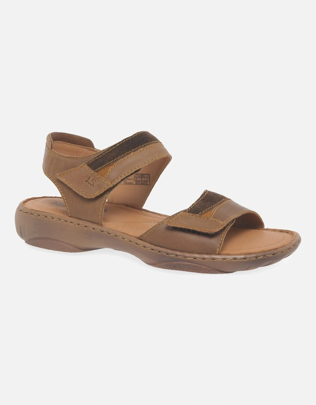 Josef Seibel Women's Debra 19 Womens Leather Sandals - Brown - Size: 8