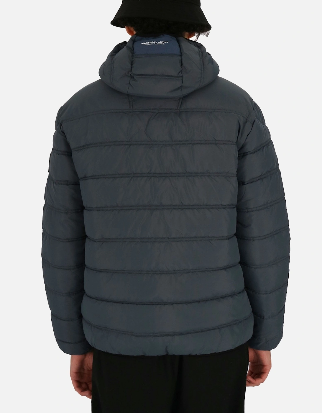 Altitude Hooded Bubble Blue Jacket