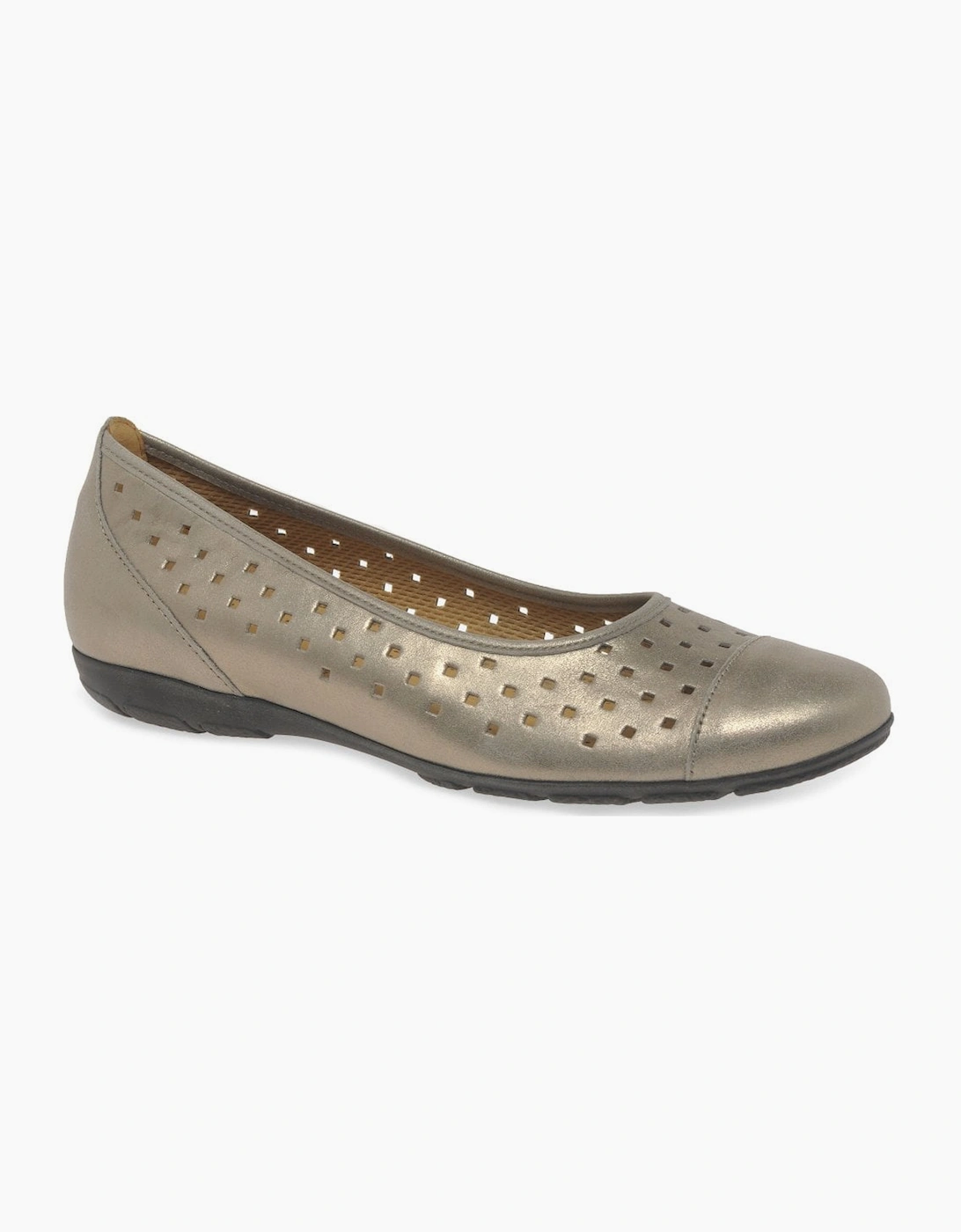 Gabor Women's Ruffle Womens Punched Detail Casual Shoes - Mutaro Lea - Size: 4