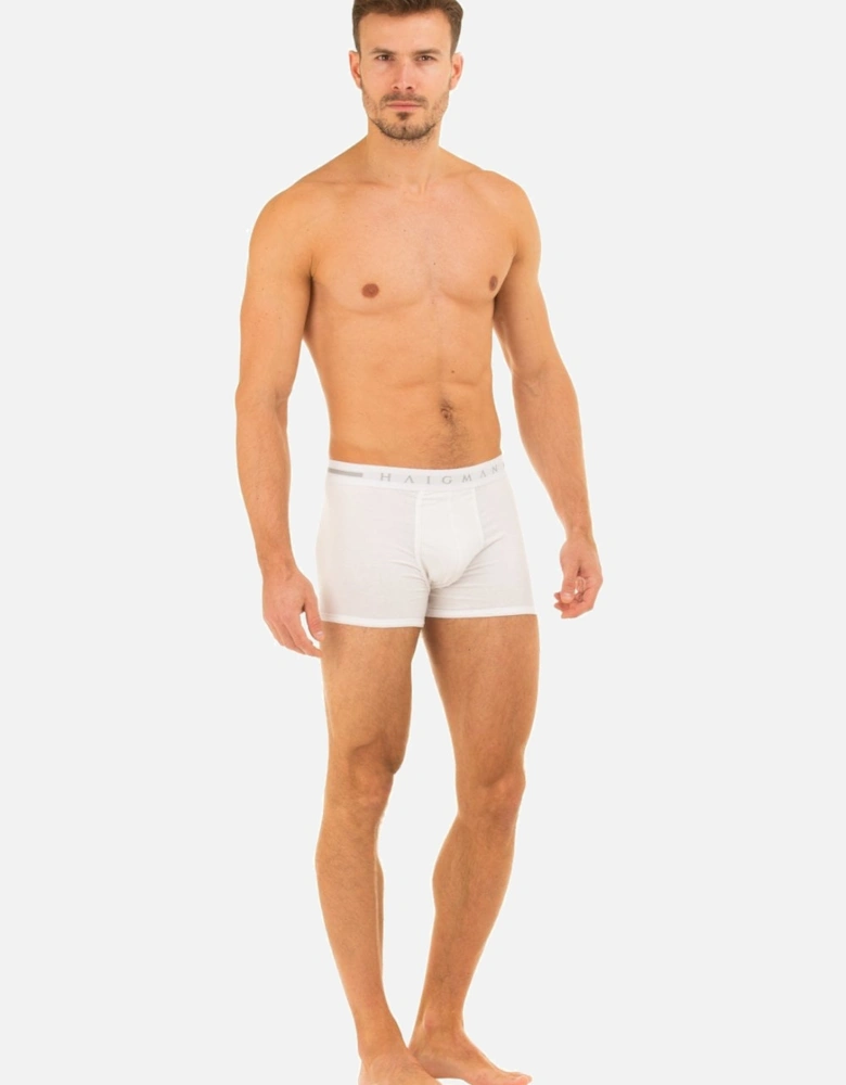 Mens 2 Pack Cotton Stretch Boxer Shorts