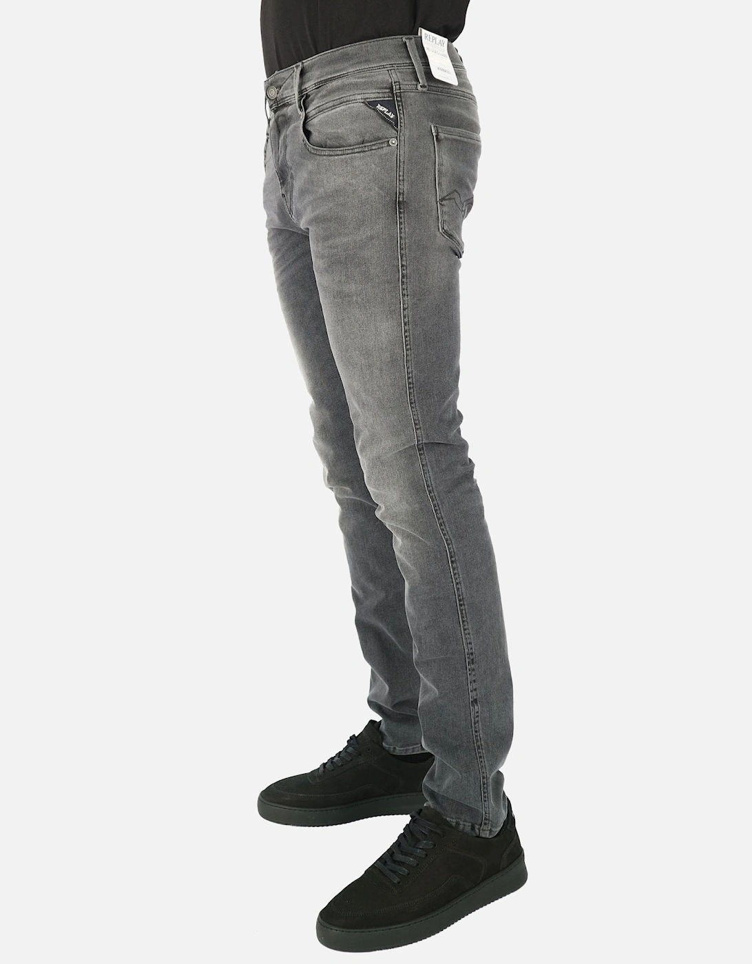 Anbass Hyperflex Re-used Grey Slim Jean, 5 of 4