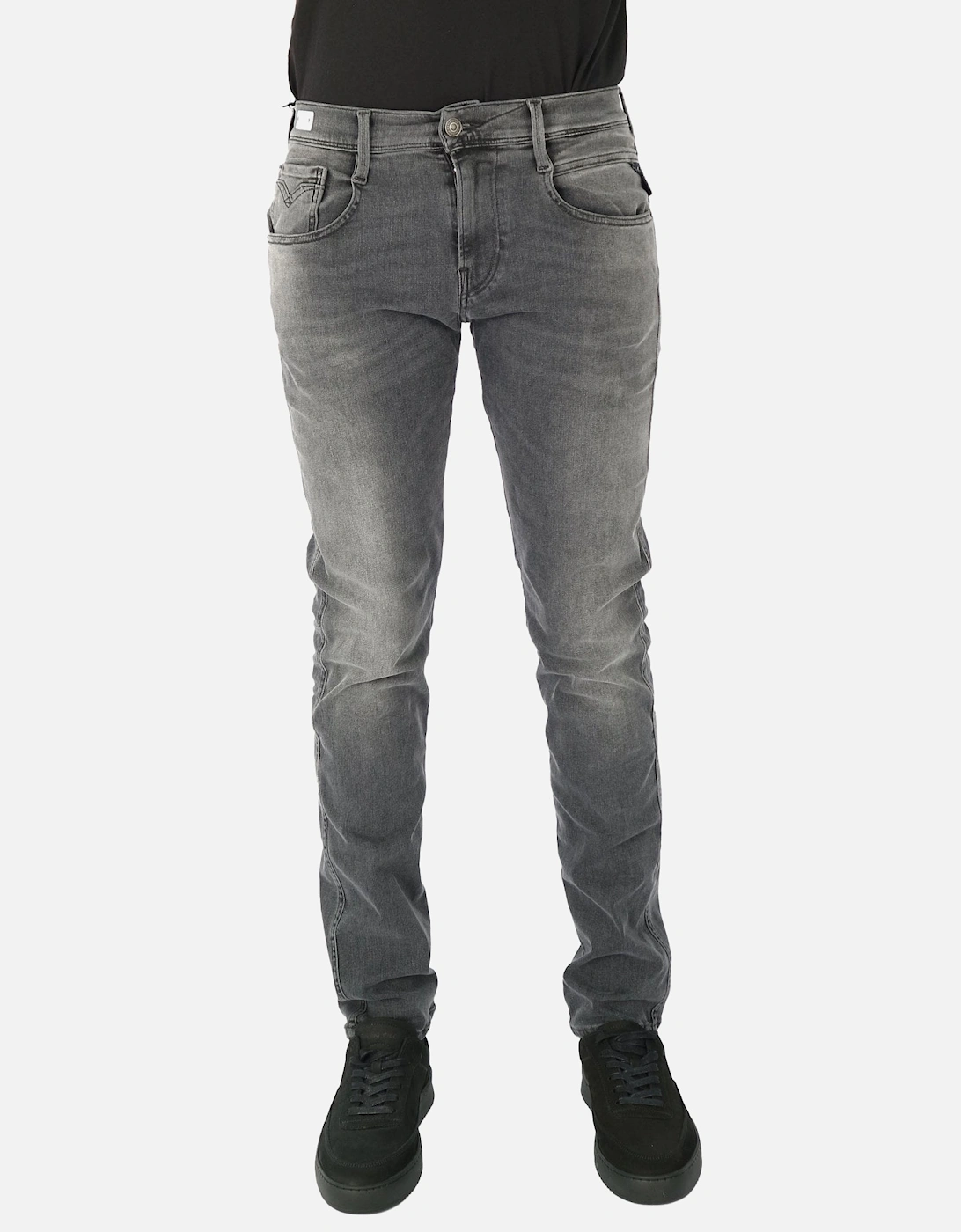 Anbass Hyperflex Re-used Grey Slim Jean