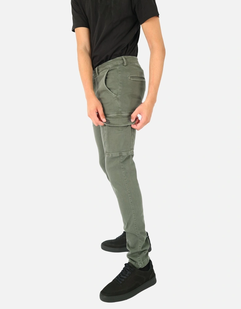 Jaan Hyperflex Green Cargo Trouser