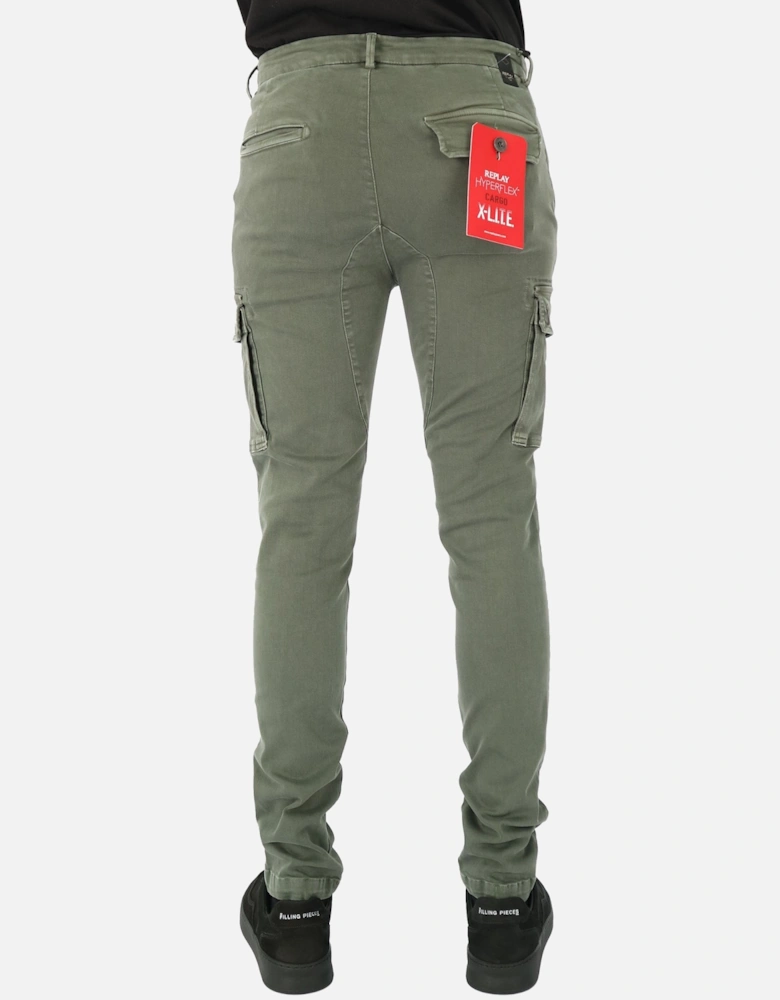 Jaan Hyperflex Green Cargo Trouser