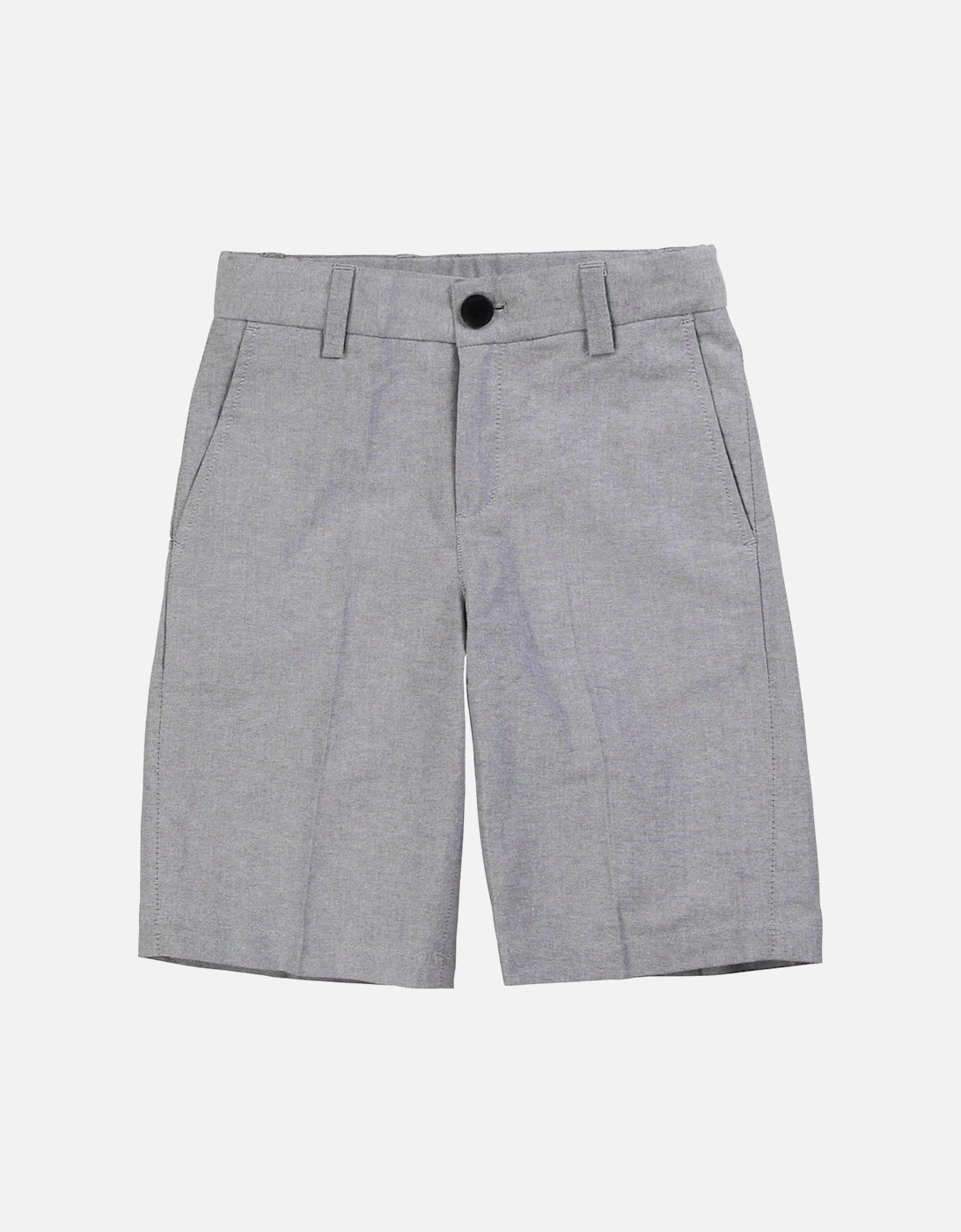 Boys Grey Cotton Shorts, 3 of 2