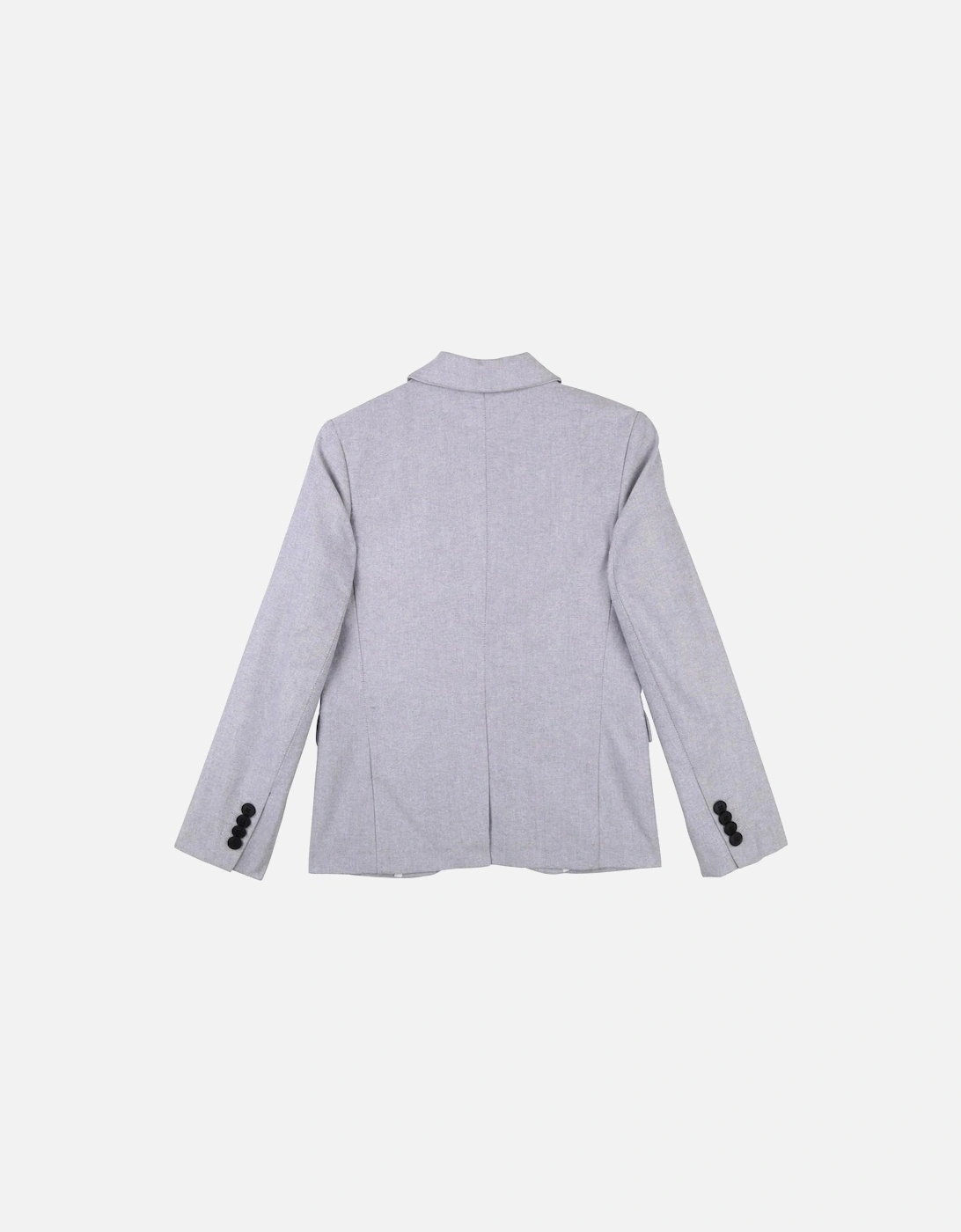 Boys Grey Cotton Suit Jacket