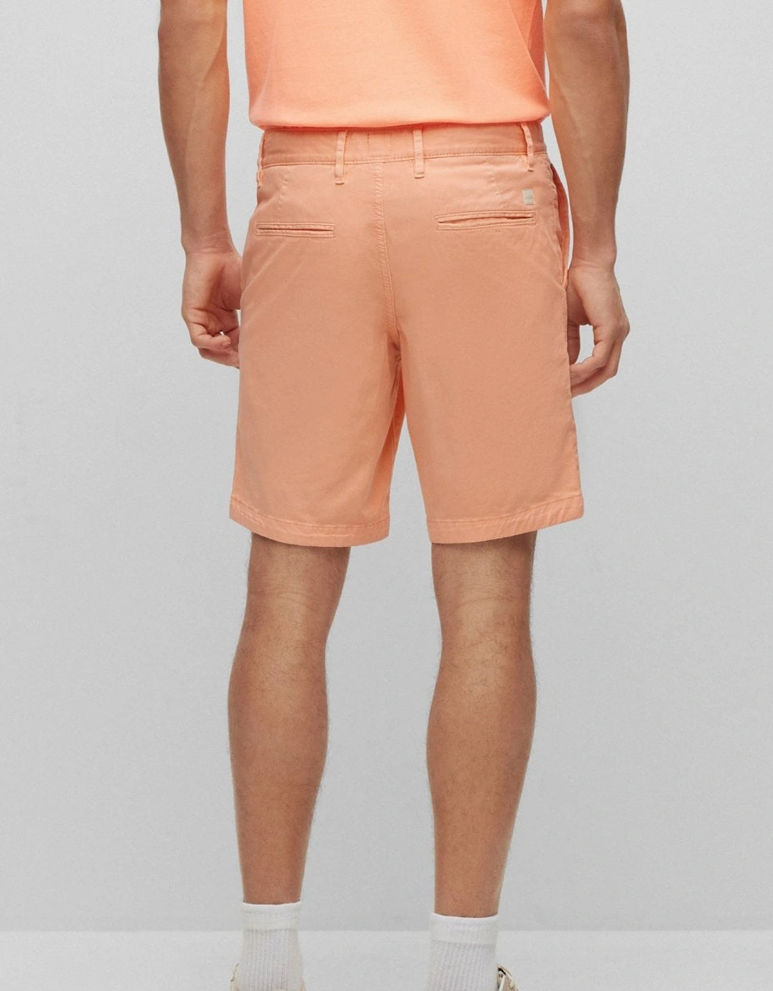 Orange Schino Slim ST Mens Shorts