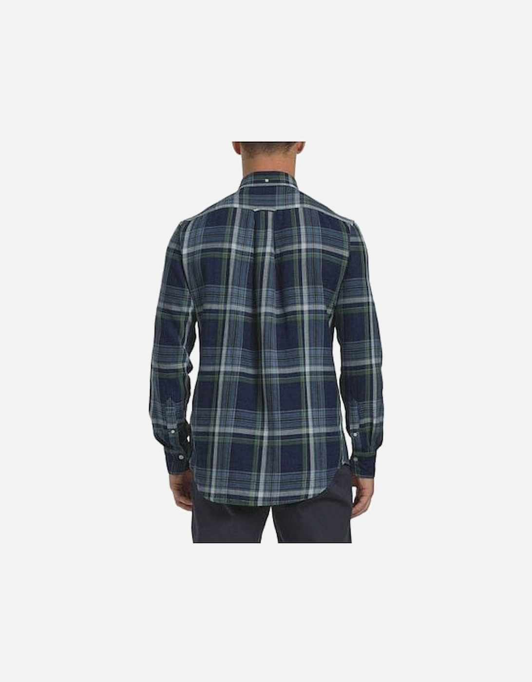 Indigo Twill Check Shirt