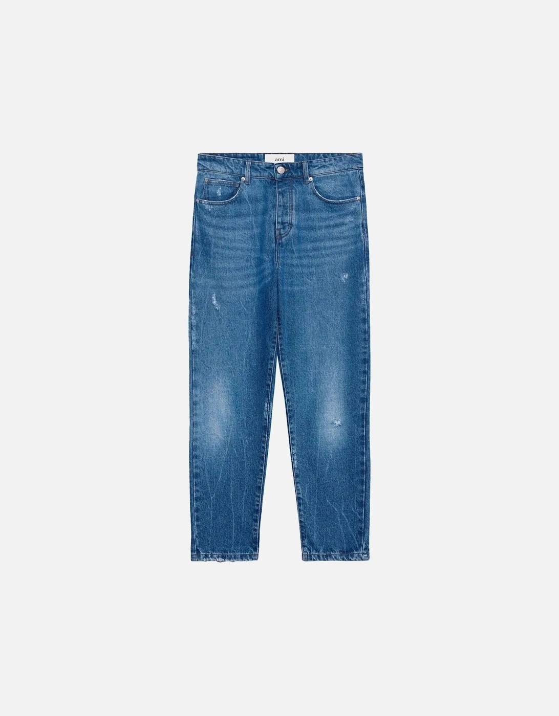 Used Indigo Denim Jeans Blue, 7 of 6