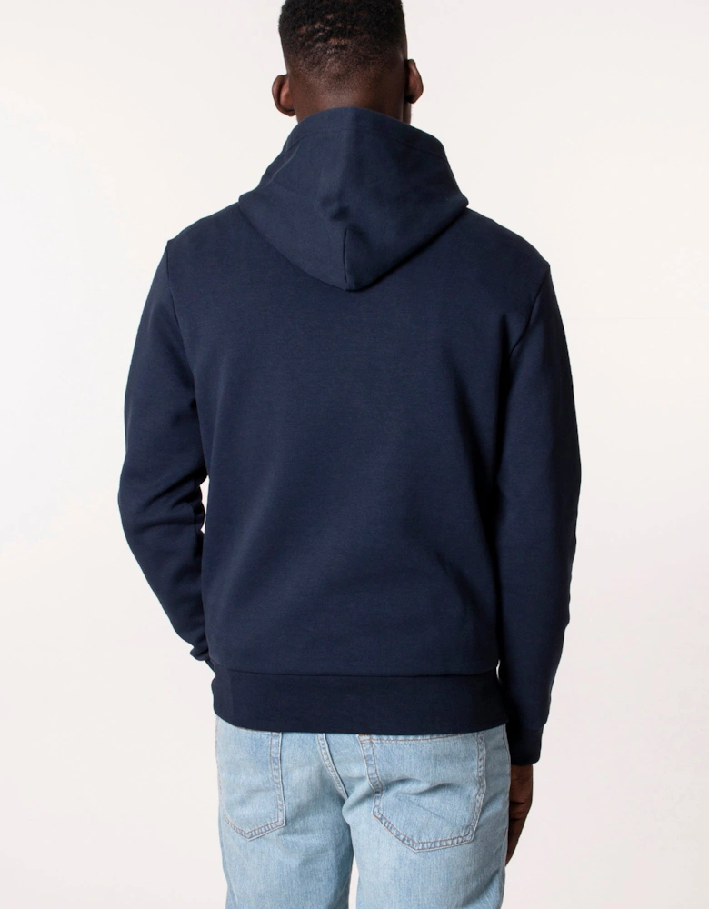 Double Knit Central Logo Hoodie