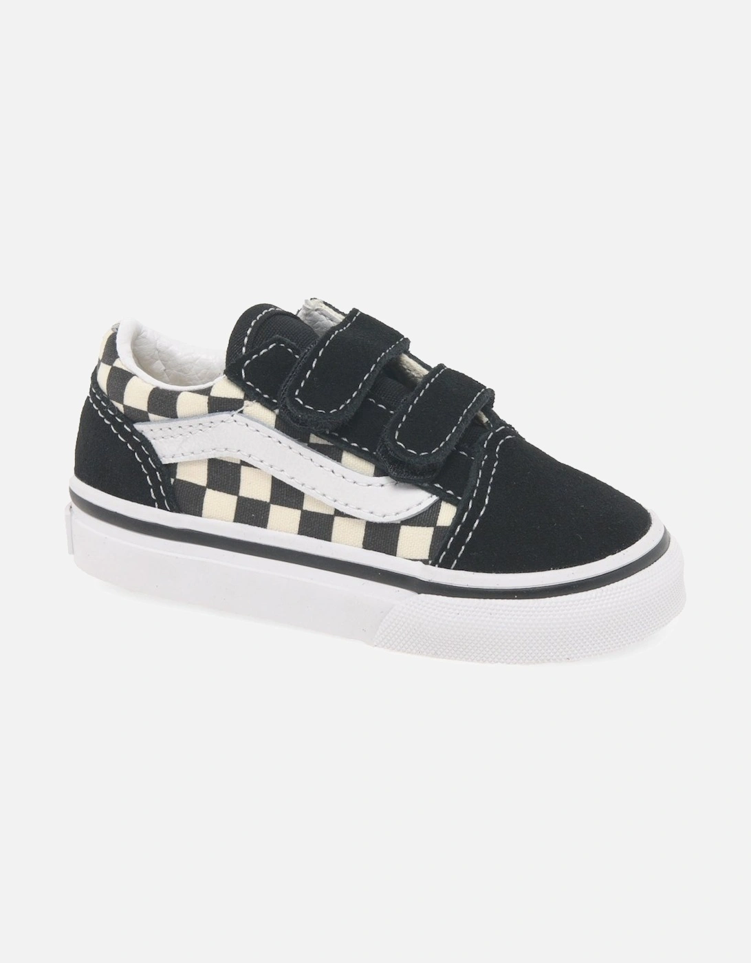 Boy's Old Skool V Boys Toddler Canvas Shoes - Black - Size: 7