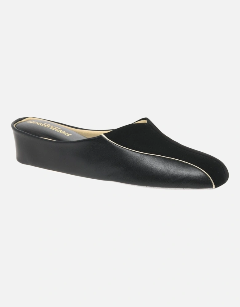 Martha Leather and Suede Slipper
