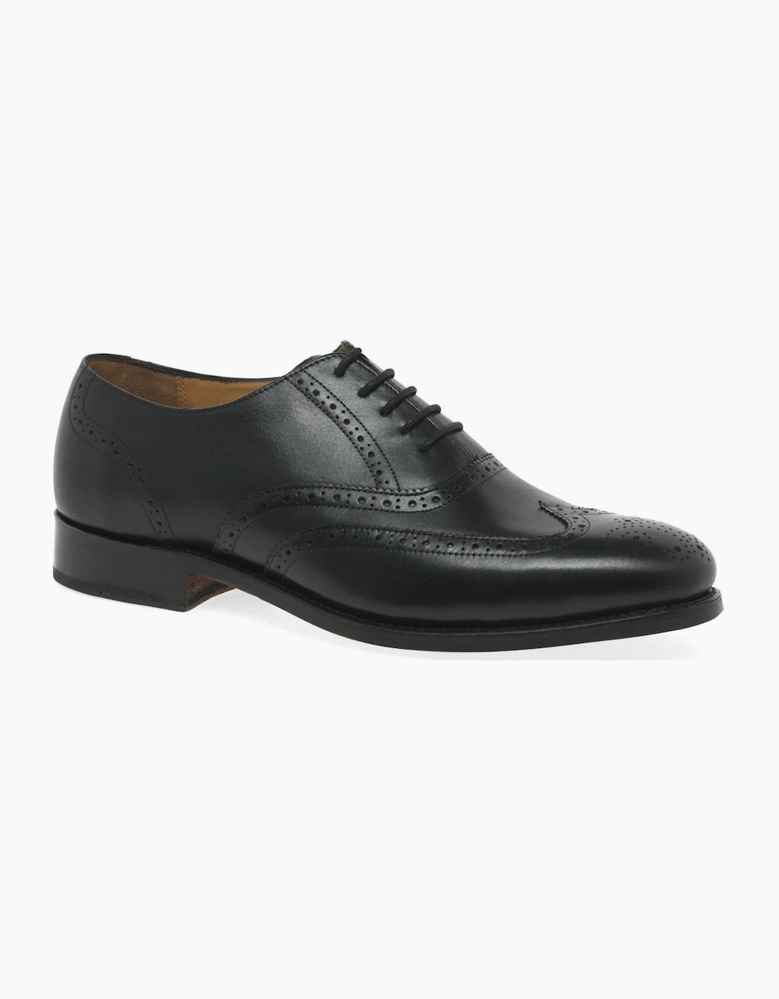 Barker Men's Glasgow Formal Mens Oxford Brogues - Black - Size: 9