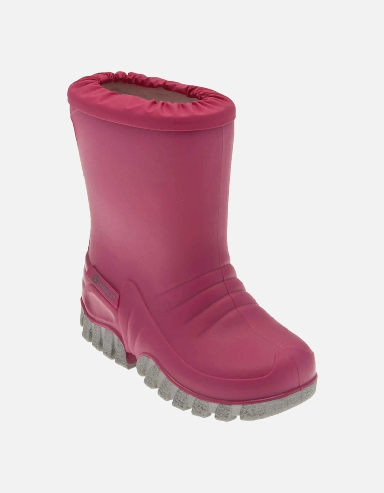 Baby Mudbuster Girls Pink Wellington Boots