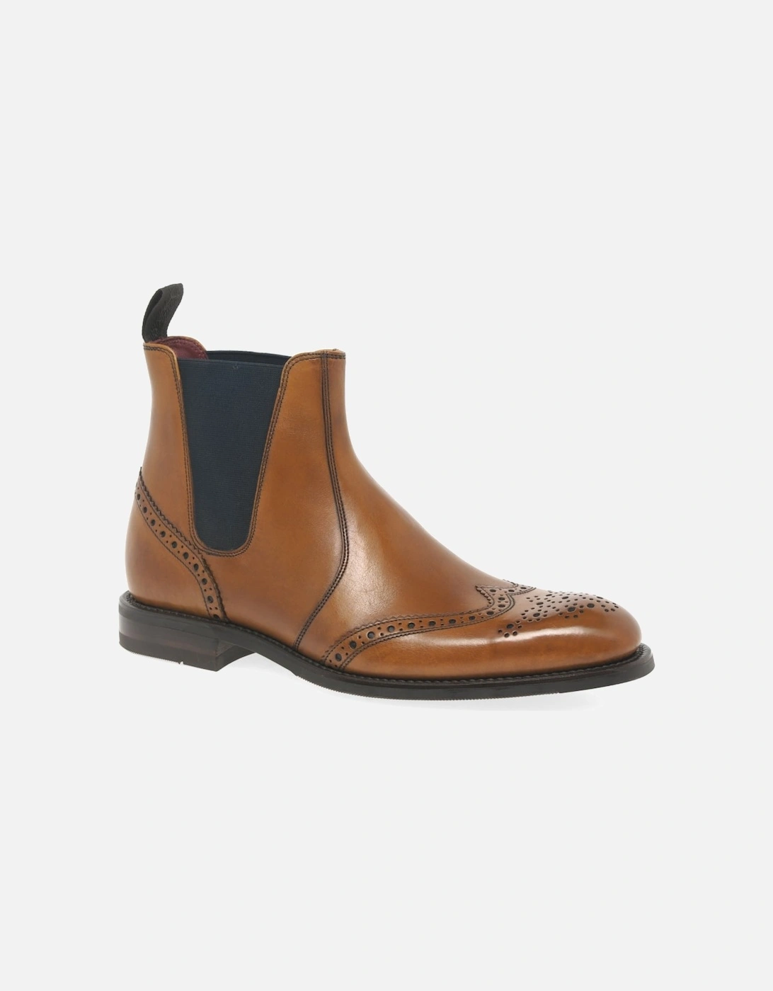 Hoskins Mens Brogue Chelsea Boots, 5 of 4