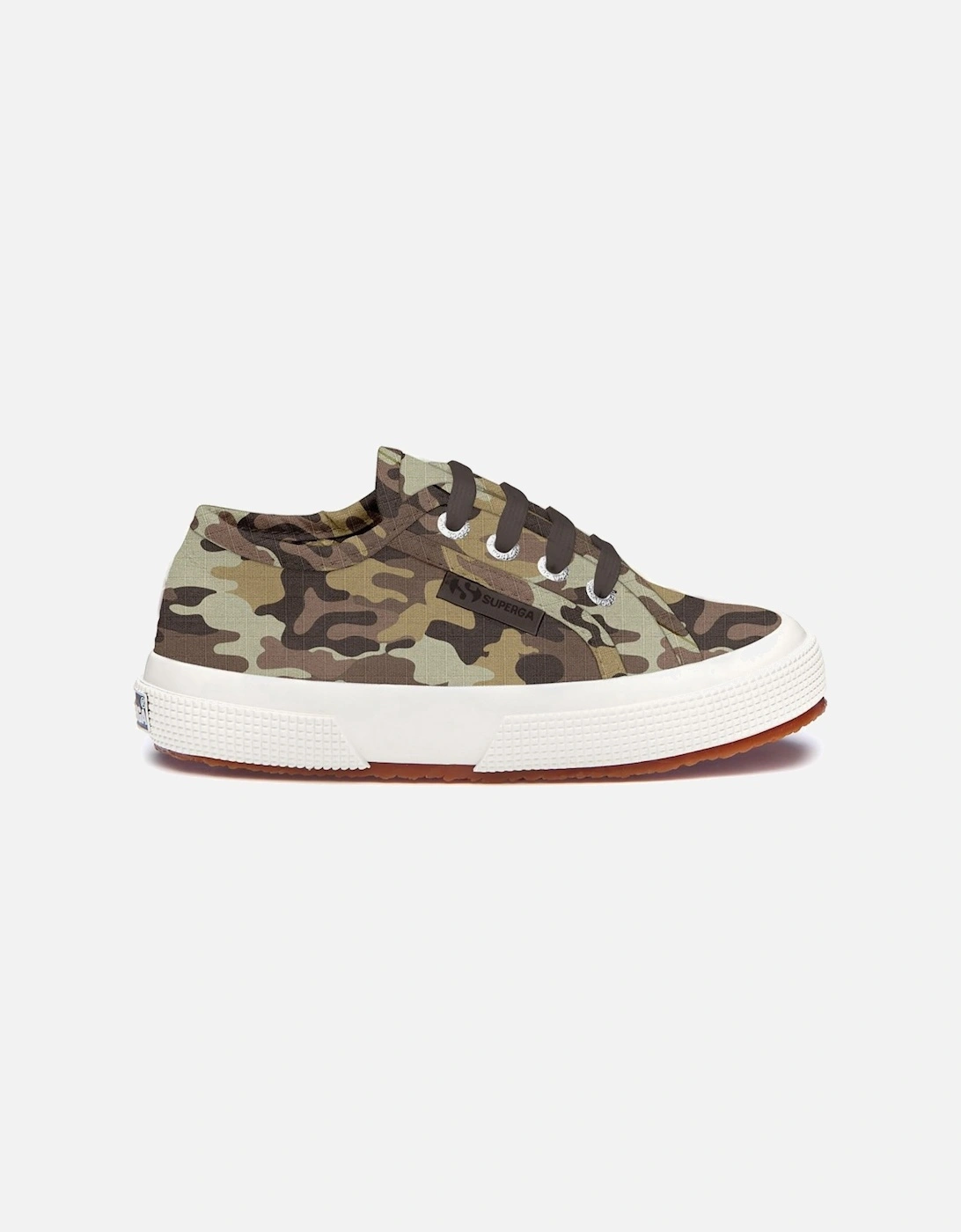 Camo Ripstop Boys Trainers, 3 of 2