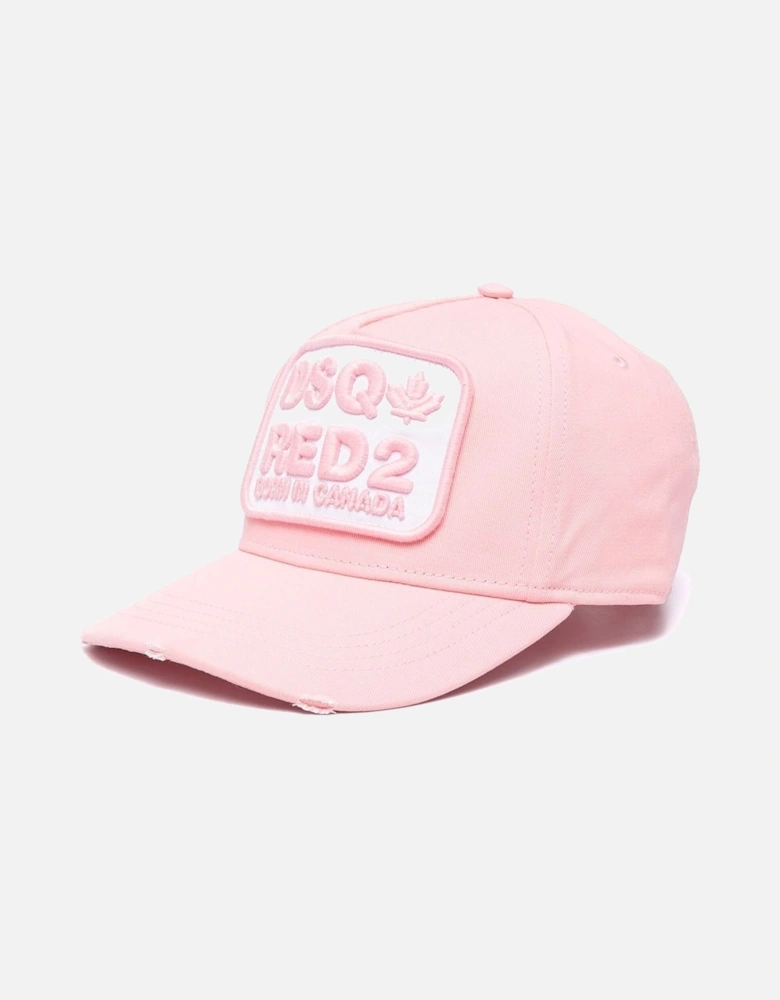Pink DSQ-Red2 Logo Cap