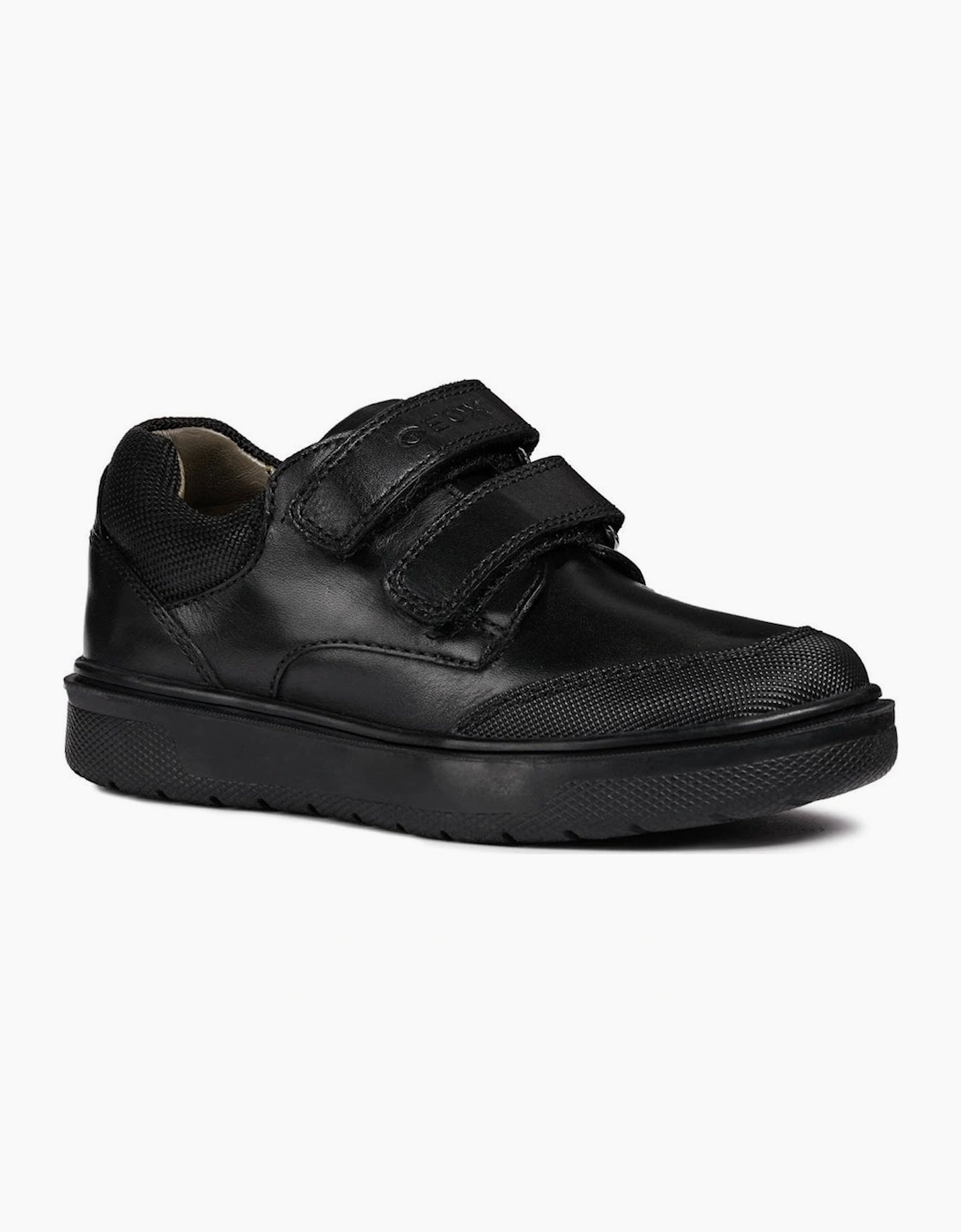 Geox Boys Black 'S Riddock Junior School Shoes  F (Standard)/10 Size 10 Kids