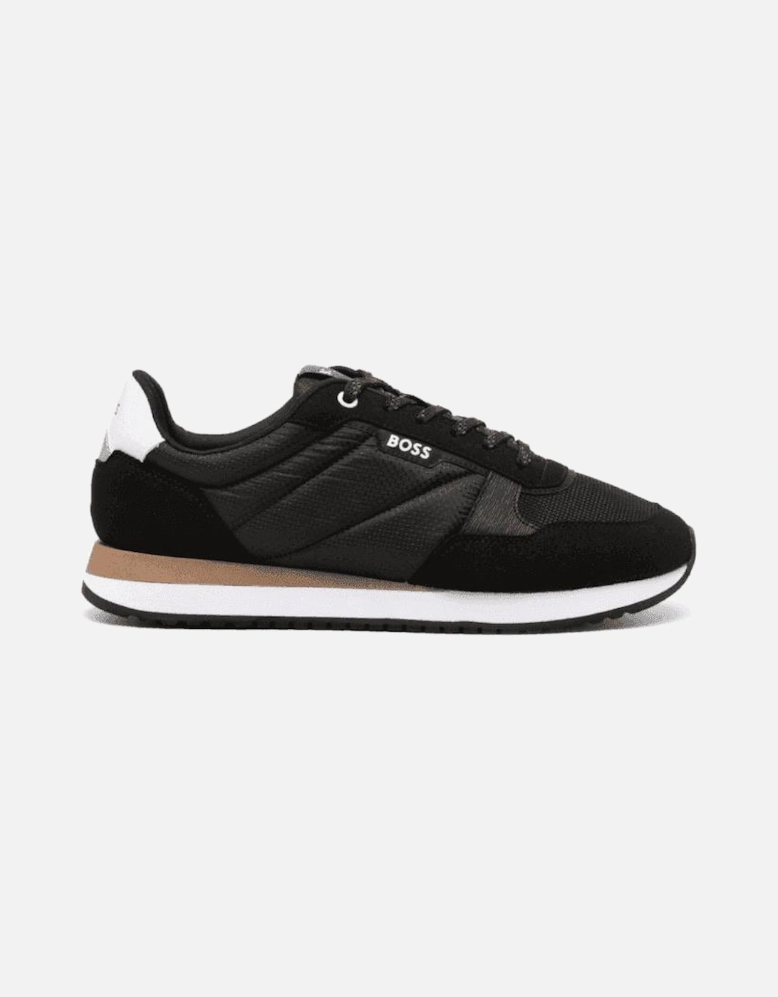 Kai_Runn Leather Black Sneaker/Trainer, 5 of 4