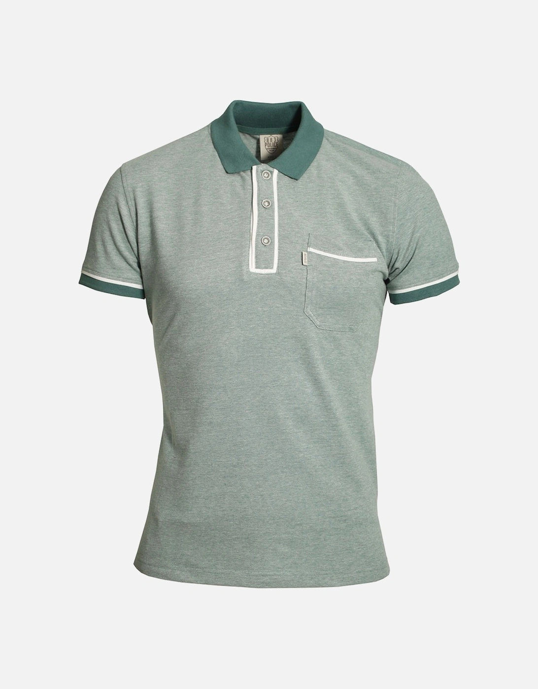 Lennox Polo Shirt | Eclipse Navy & Seapine Green, 4 of 3