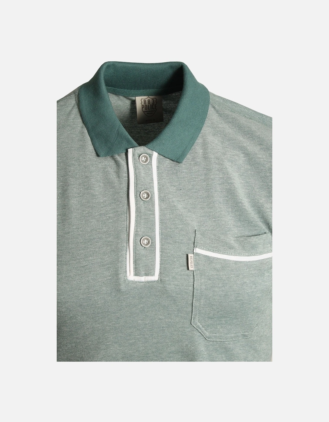 Lennox Polo Shirt | Eclipse Navy & Seapine Green