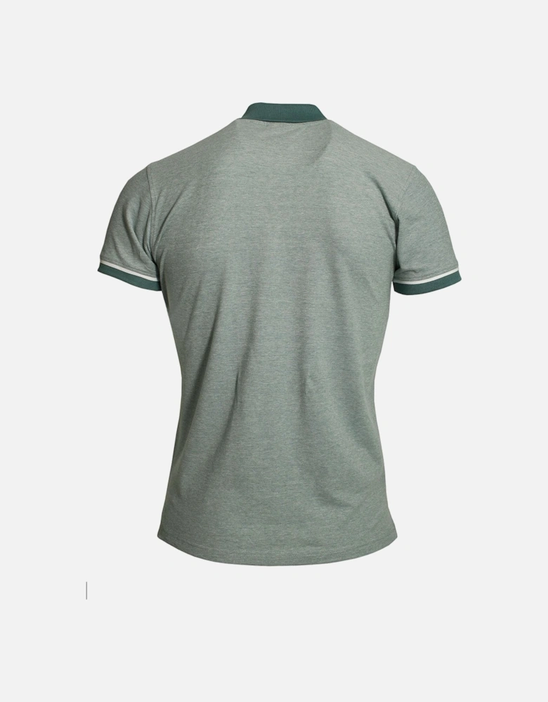 Lennox Polo Shirt | Eclipse Navy & Seapine Green