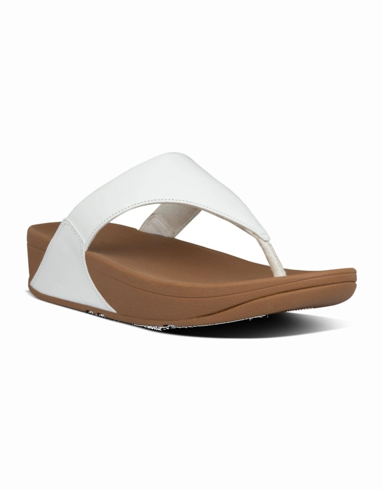 Lulu Leather Womens Toe Post Sandals