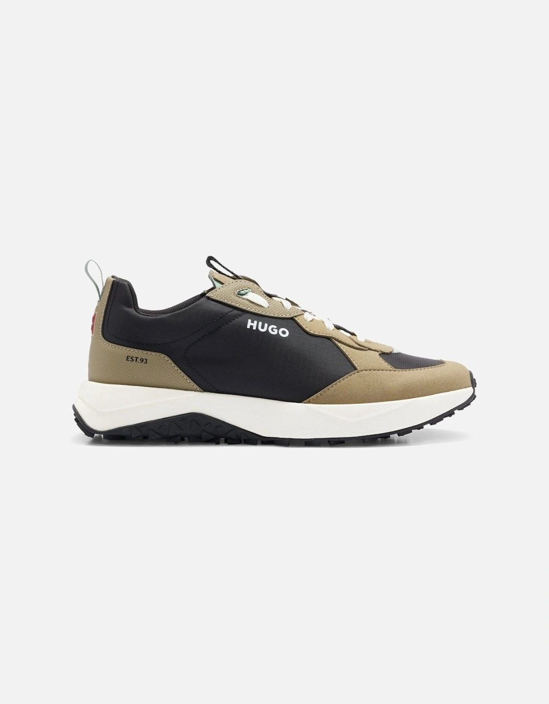Kane Mens Running-Style Trainers In Mixed Materials With Logo Details, 5 of 4