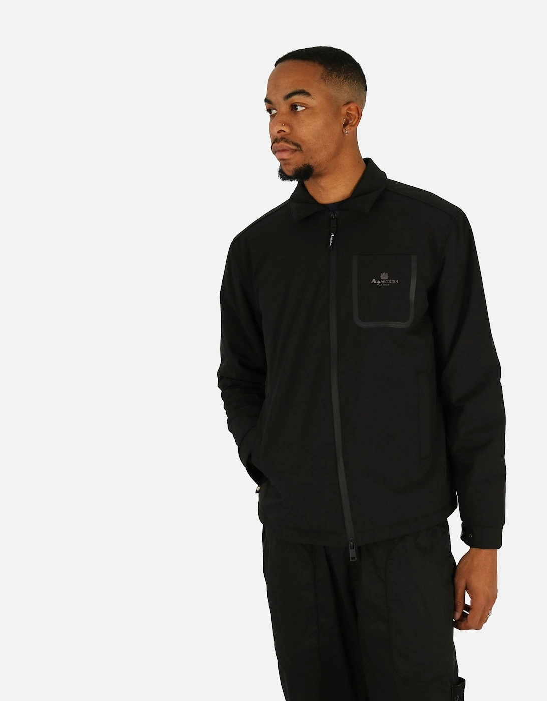 Active Padded Black Coach Jacket