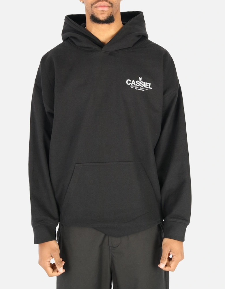 For The Chosen Pullover Hooded Black Sweatshirt