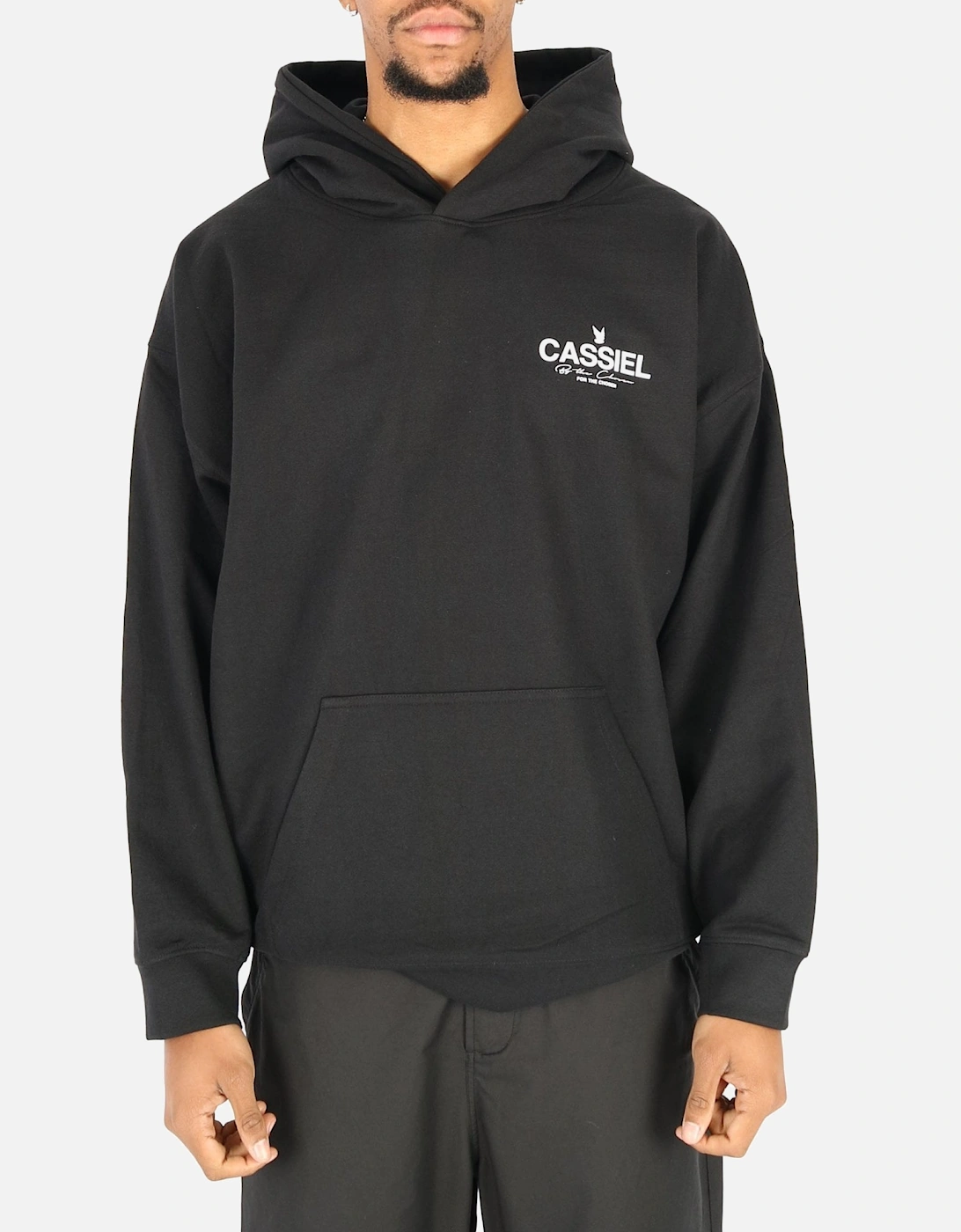 For The Chosen Pullover Hooded Black Sweatshirt