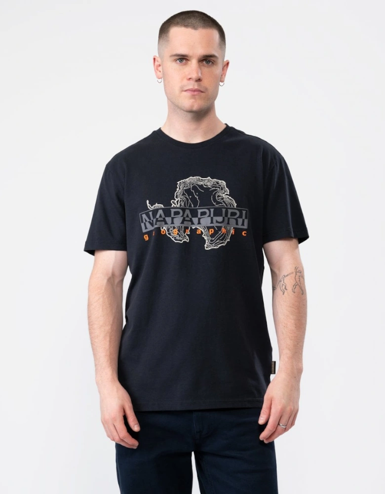 S-Iceberg Mens Graphic Print T-Shirt