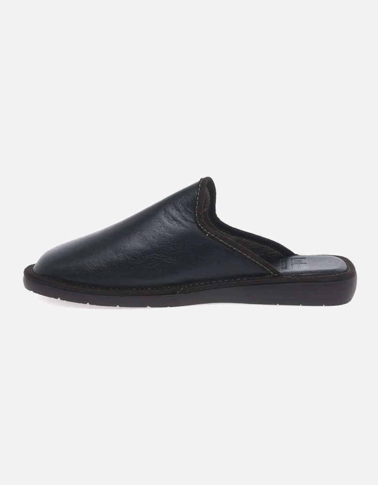 Norwood III Mens Leather Slippers