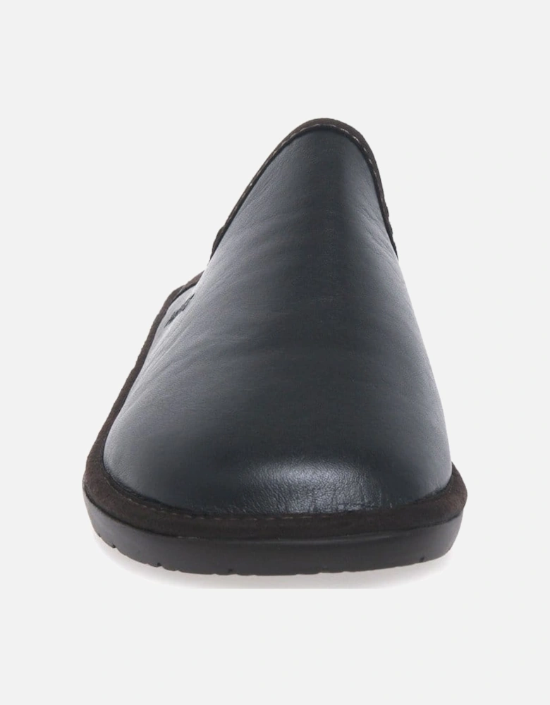 Norwood III Mens Leather Slippers