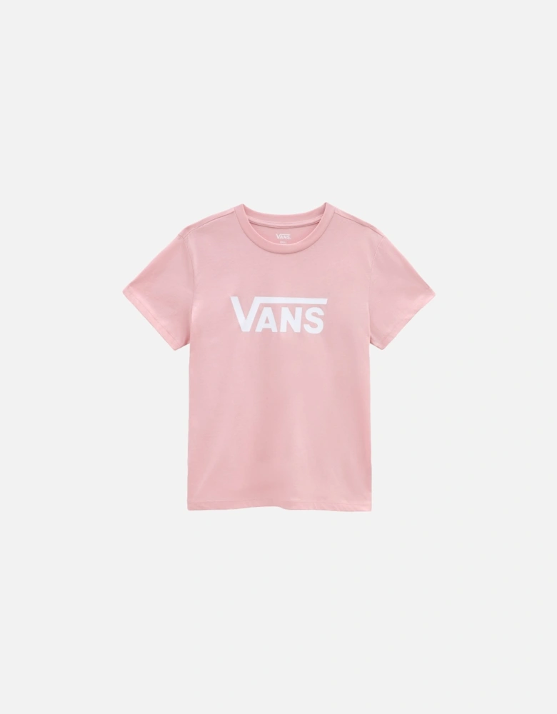 Womens Drop V Crew Neck T-Shirt