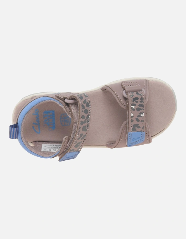 Clowder Print K Girls Sandals