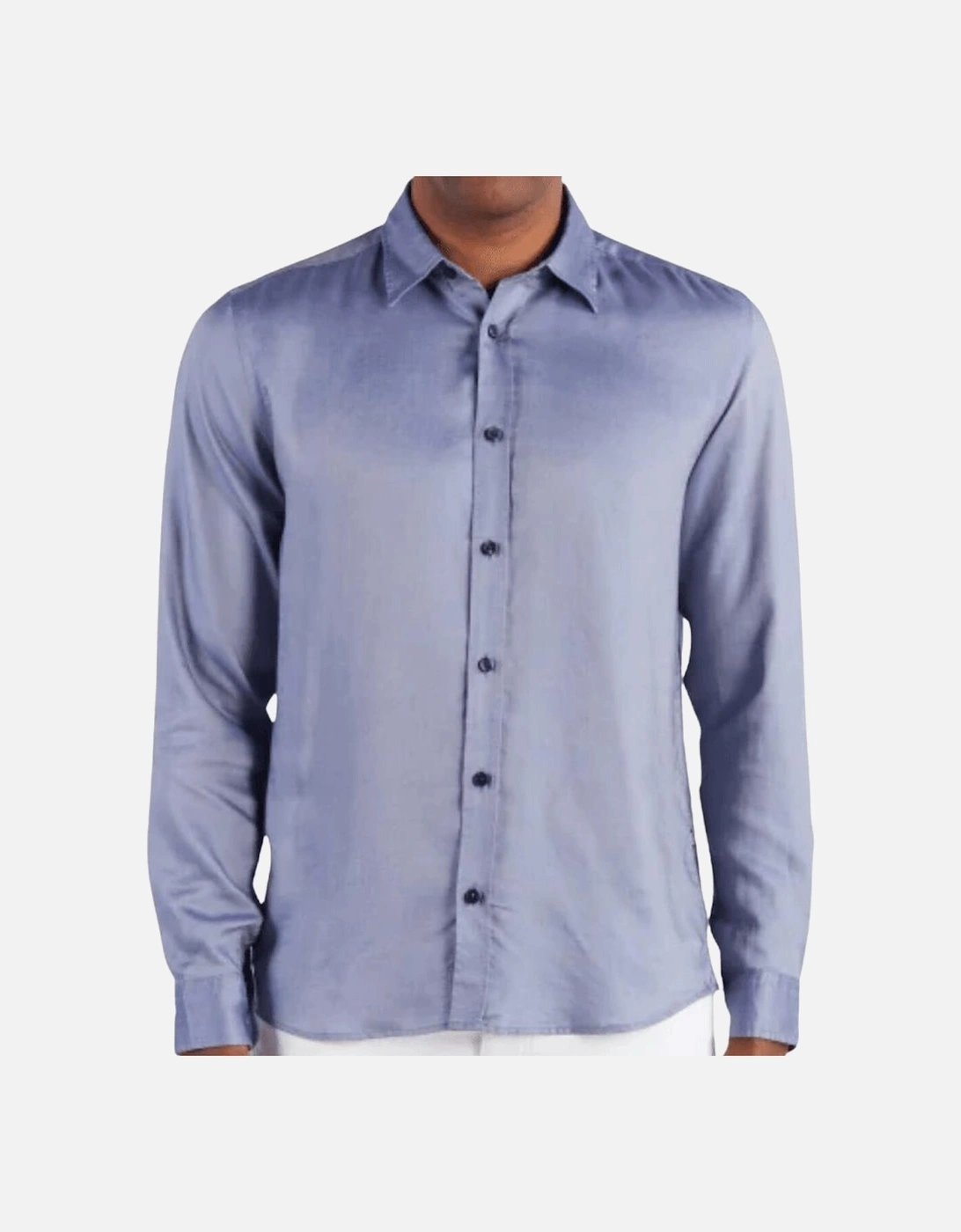S-Liam Regular Fit Long Sleeve Blue Shirt, 4 of 3