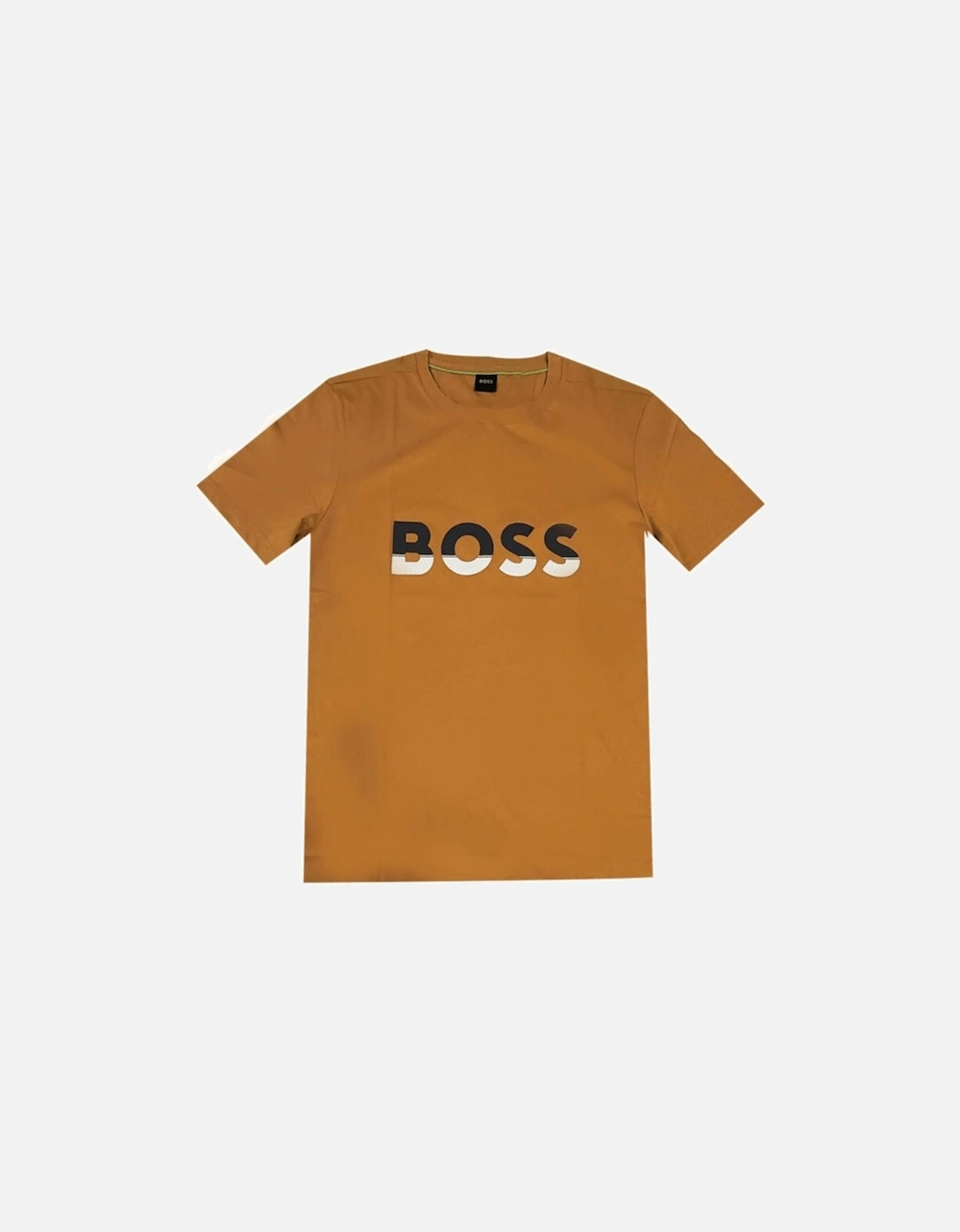 Tee 1 Logo Print Regular Fit Orange T-Shirt, 2 of 1