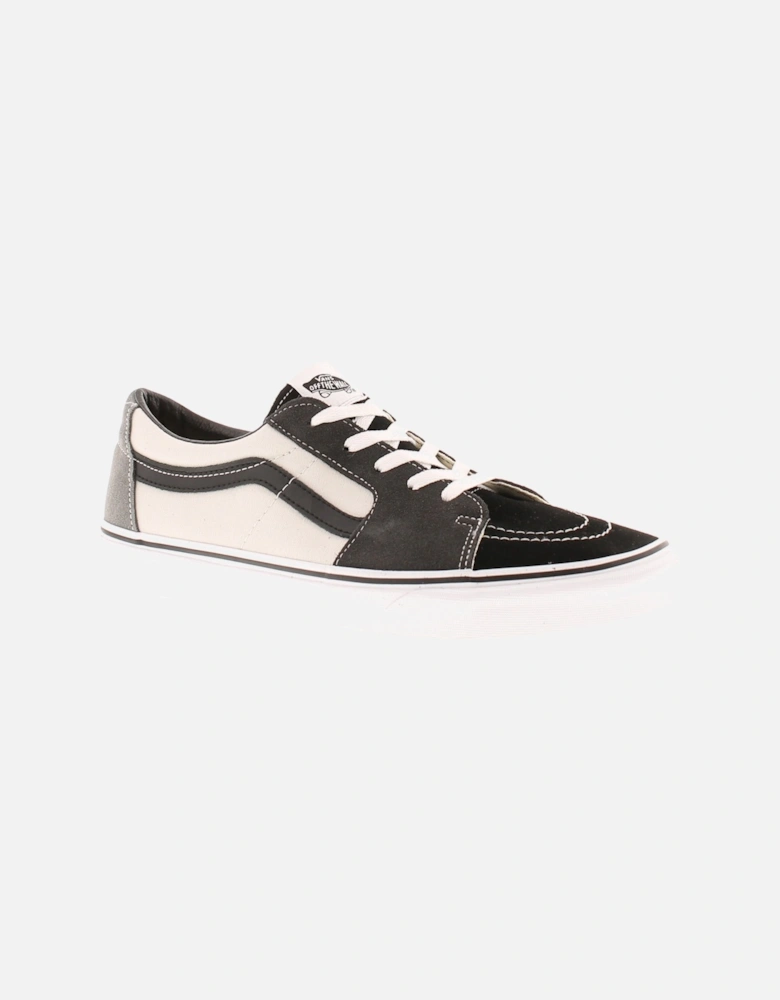Mens Canvas Shoes UA SK8 Low Lace Up grey UK Size