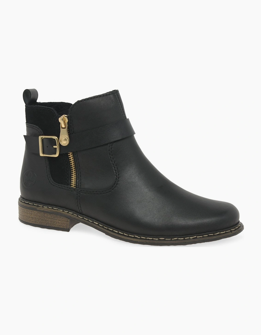 Rieker Women's Bobbi Womens Ankle Boots - Black - Size: 5