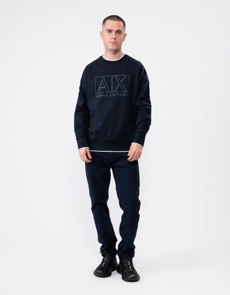 Mens Large AX Outline Logo Sweatshirt