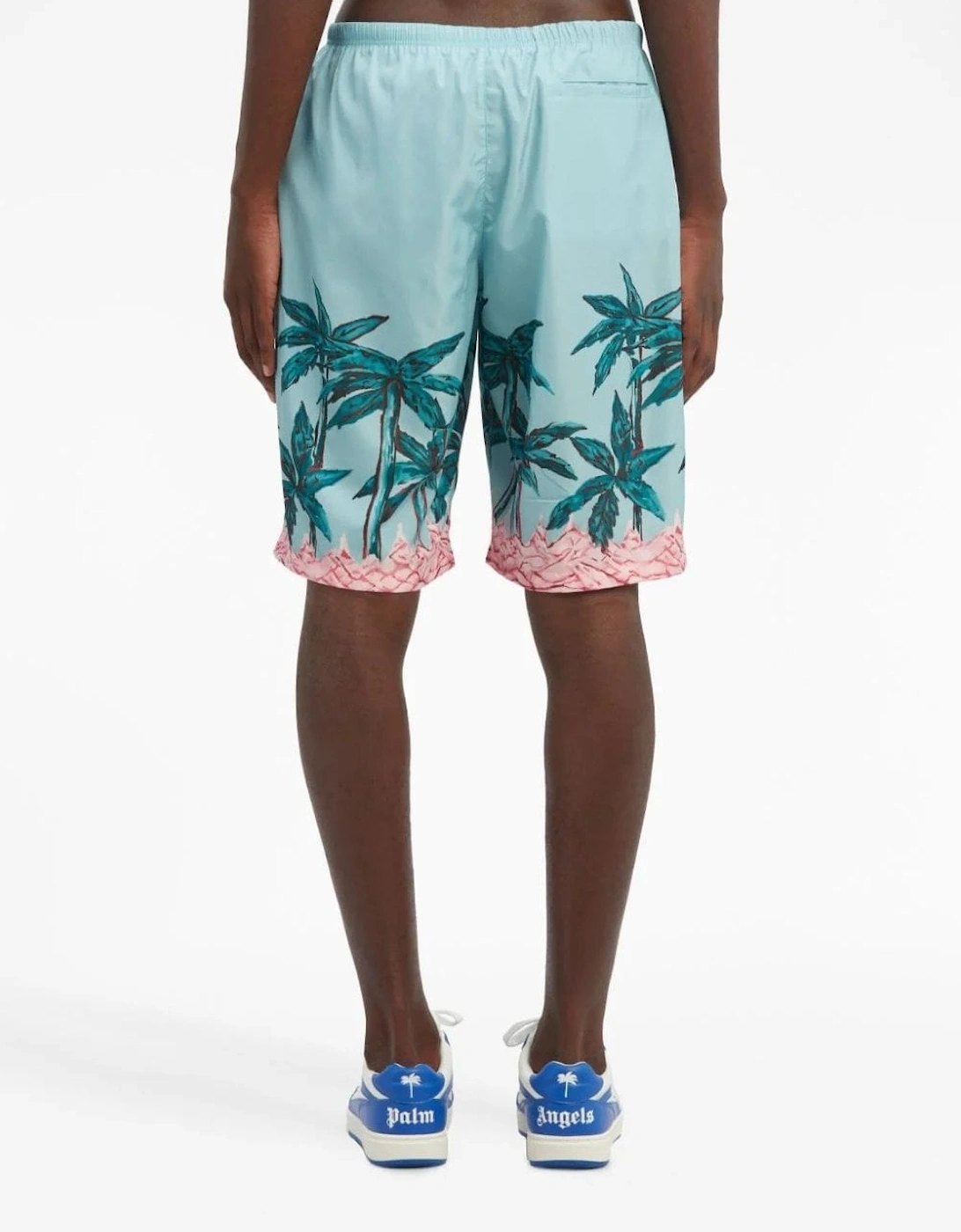 Palms Row Long Swimshorts Blue