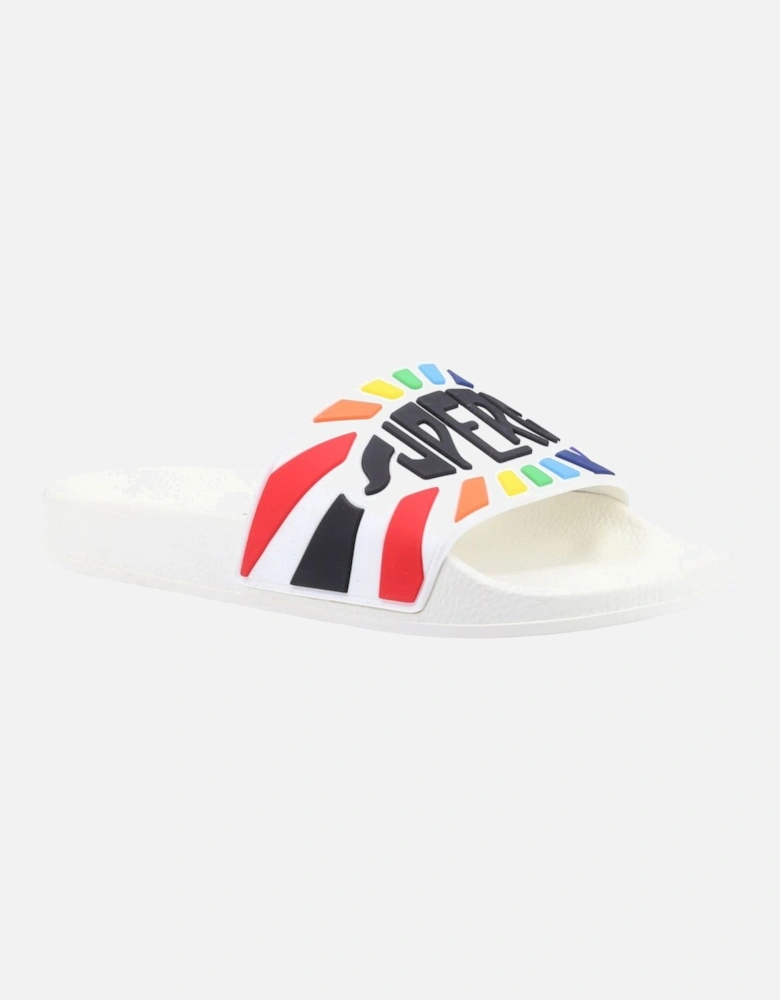 Slide Multicolour Womens Sandals