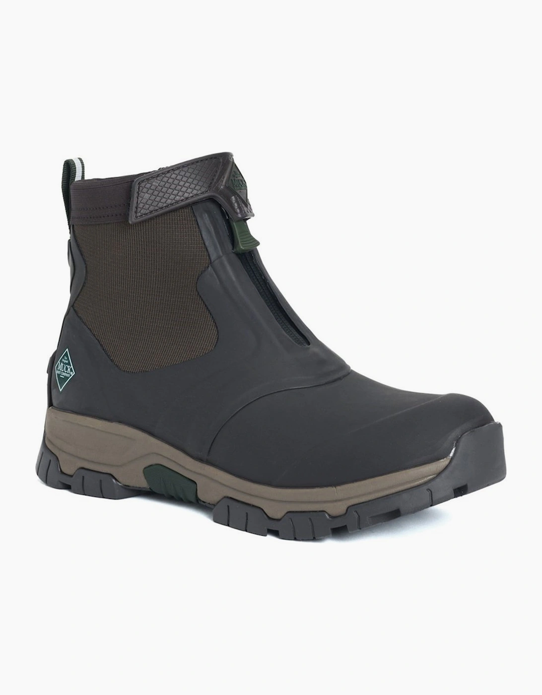 Muck Boot Men's Black Apex Mid Zip Short Wellingtons - Size: 13