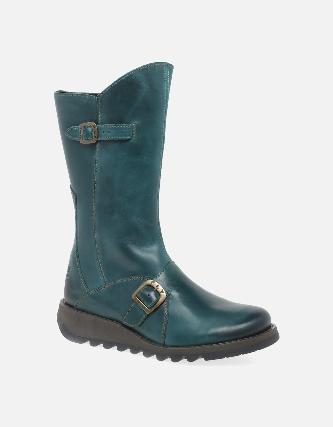 Mes 2 Womens Leather Calf Boots, 3 of 2