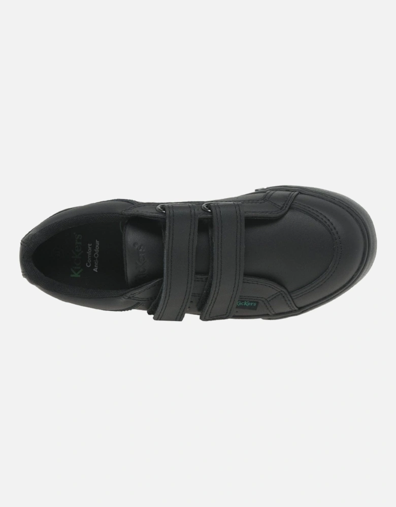 Tovni Twin Riptape Boys School Shoes