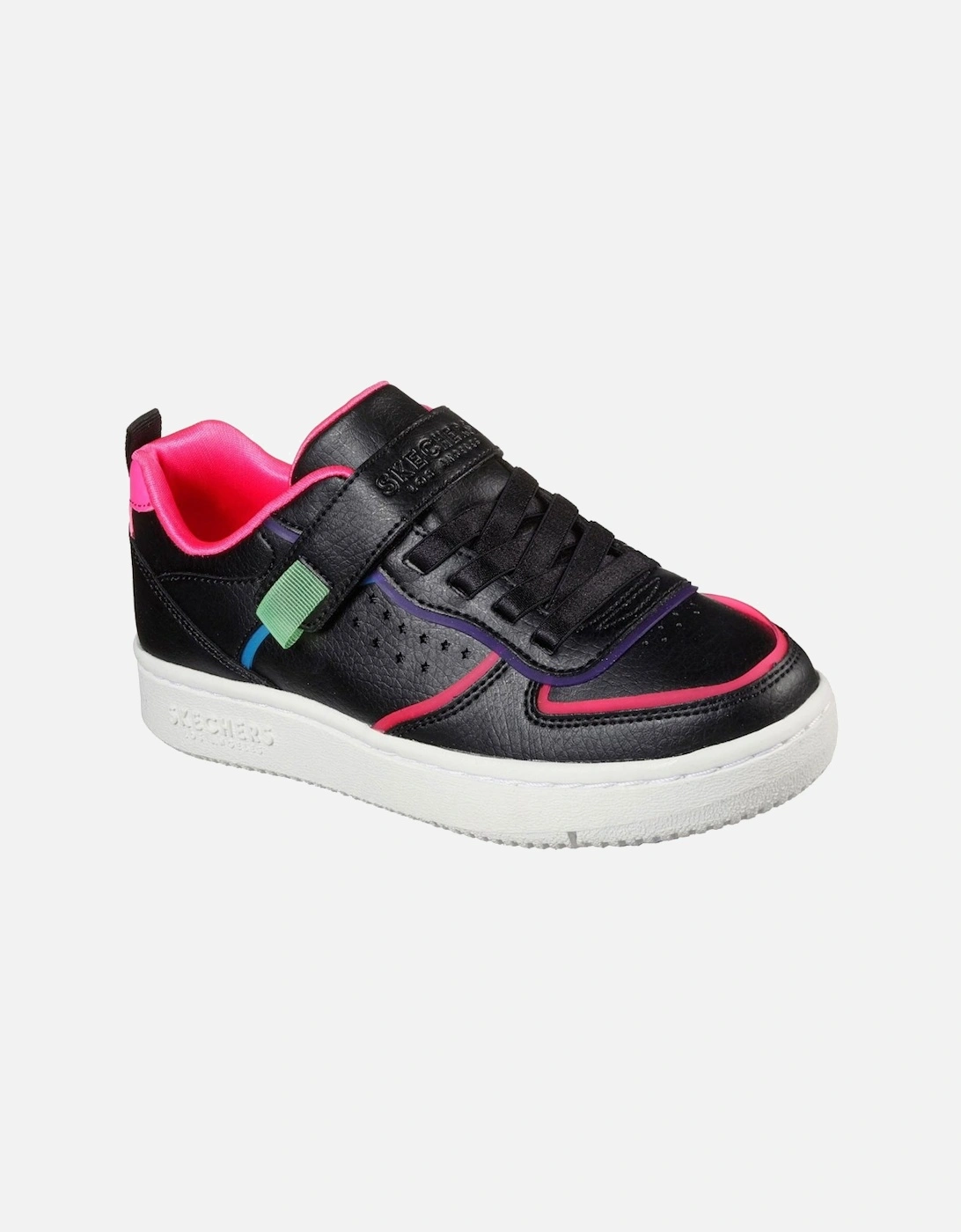 Court Squad Color Remix Girls Trainers, 2 of 1